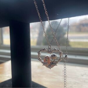 Silver Heart Pendant Necklace